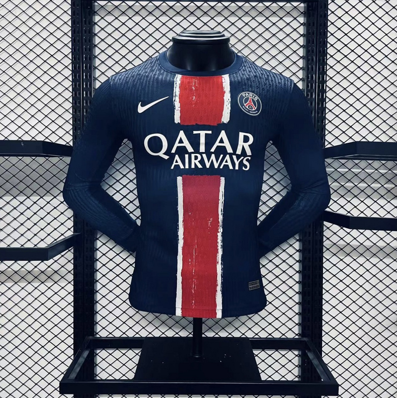AAA Quality Paris St Germain 24/25 Home Long Jersey(Player)